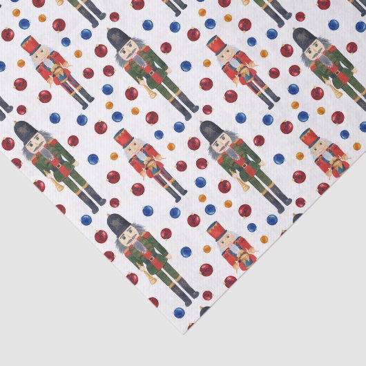 Papier Mousseline fête Noël Noisette de Noël carrelé (Détail)