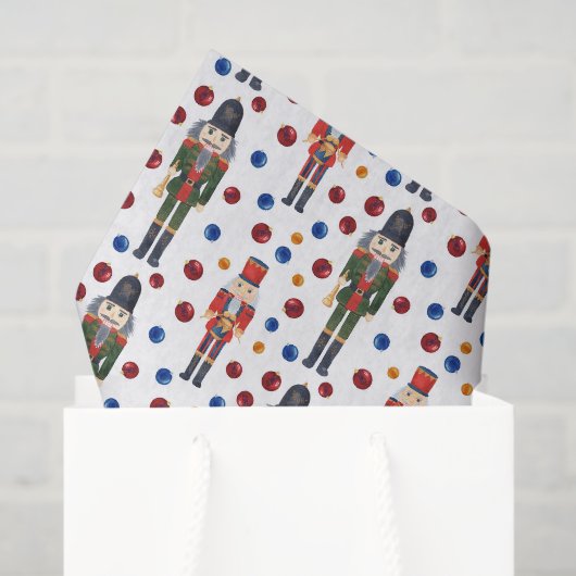 Papier Mousseline fête Noël Noisette de Noël carrelé (Sac cadeau)