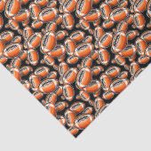 Papier Mousseline Fête sportive cool carrelée (Détail)