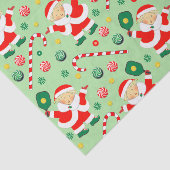 Papier Mousseline Fêtes de Noël de Pickleball créatives (Détail)