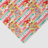 Papier Mousseline Fêtes de Noël Llama aquarelle motif (Détail)