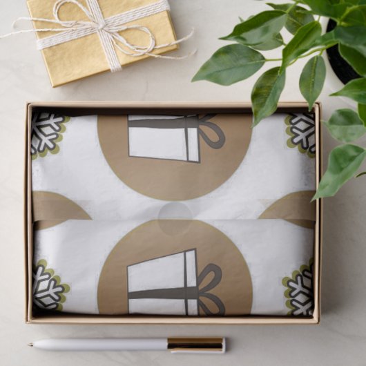 Papier Mousseline fêtes papier tissu (Cadeau)