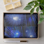 Papier Mousseline Feu d'artifice 4 juillet Fête de l'Indépendance bl (Cadeau)