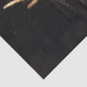 Papier Mousseline Feu d'artifice blanc et or II Fête patriotique (Détail)