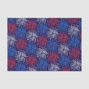 Papier Mousseline Feu d'artifice patriotique