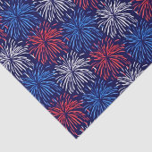 Papier Mousseline Feu d'artifice patriotique (Détail)