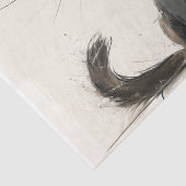 Papier Mousseline Feu de Noël - Découpage - (Détail)