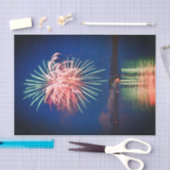 Papier Mousseline Feu d'Indépendance Jour coloré 4 juillet (Artisanat)