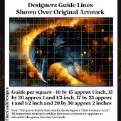 Papier Mousseline Feu Dramatique Corbeau Noir Crow DF3L Découpage