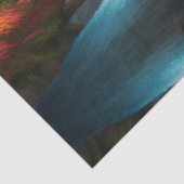 Papier Mousseline Feuillage d'automne à la cascade (Détail)