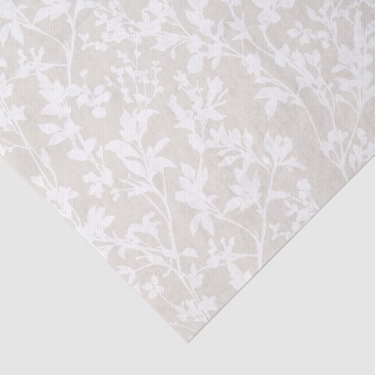 Papier Mousseline Feuillage frais (Chiffon) (Détail)