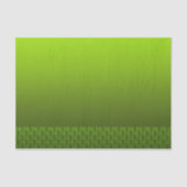 Papier Mousseline Feuillage vert (Recto)