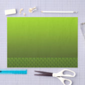 Papier Mousseline Feuillage vert (Artisanat)