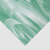 Papier Mousseline Feuillage vert à la menthe (Détail)