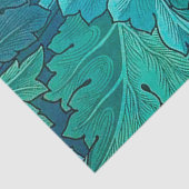 Papier Mousseline Feuille Acanthus Bleue (Détail)