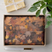 Papier Mousseline Feuille d'automne (Cadeau)