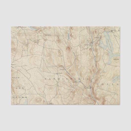 Papier Mousseline Feuille de 2 Sandisfield (Recto)