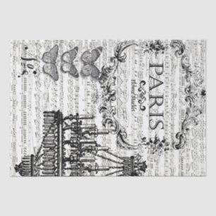 Papier Mousseline Feuille de Decoupage de collage de Paris