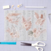 Papier Mousseline feuille de musique herbacée (Artisanat)