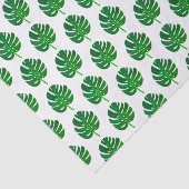 Papier Mousseline Feuille de palmier tropicale Monstera (Détail)