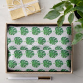 Papier Mousseline Feuille de palmier tropicale Monstera (Cadeau)