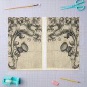 Papier Mousseline Feuille d'élément de journal d'ordure de (Artisanat)