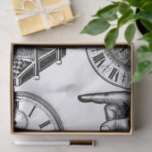 Papier Mousseline Feuille d'éléments de Steampunk de journal (Cadeau)