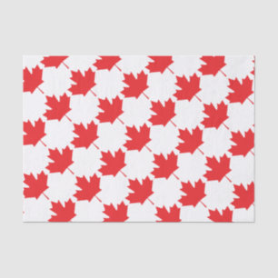 Papier Mousseline Feuille d'érable canadienne