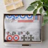 Papier Mousseline feuille d'insignes d'avion modèle de Dixième de (Cadeau)