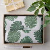 Papier Mousseline Feuille peint à la main tropical d'usine de (Cadeau)