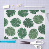 Papier Mousseline Feuille peint à la main tropical d'usine de (Artisanat)