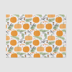 Papier Mousseline Feuille saisonnier d'automne du tarte de