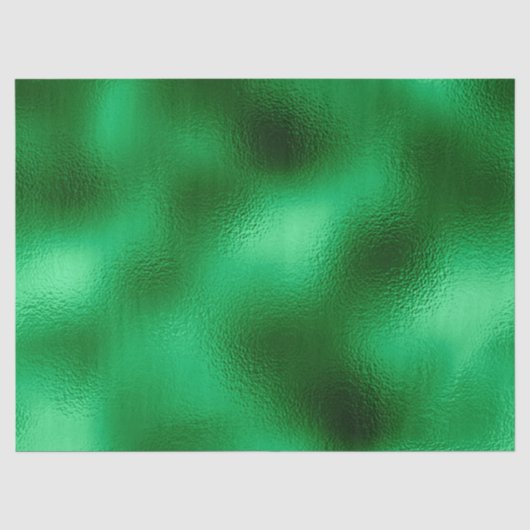 Papier Mousseline Feuille Verte (Recto)