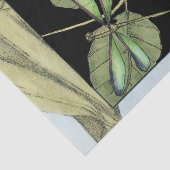 Papier Mousseline Feuilles à l'instigation de la libellule par Jenni (Détail)