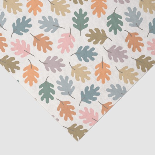 Papier Mousseline Feuilles automnales (Détail)