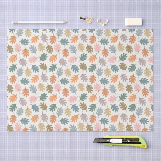 Papier Mousseline Feuilles automnales (Artisanat)