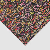 Papier Mousseline Feuilles automnales (Détail)