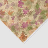 Papier Mousseline Feuilles automne-automne en couleur (Détail)