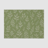 Papier Mousseline Feuilles botaniques (Recto)