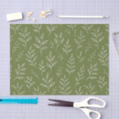 Papier Mousseline Feuilles botaniques (Artisanat)
