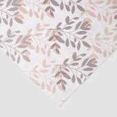 Papier Mousseline Feuilles botaniques florales abstraites modernes (Détail)