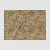 Papier Mousseline Feuilles d'acanthe par William Morris, textile ant (Recto)