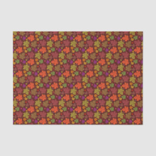 Papier Mousseline Feuilles d'automne Coloré automne Motif feuille d'