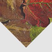 Papier Mousseline Feuilles d'automne colorées (Détail)
