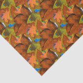 Papier Mousseline Feuilles d'automne d'Artsy (Détail)