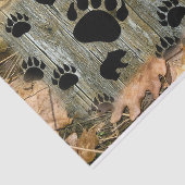 Papier Mousseline Feuilles d'automne de l'ours noir (Détail)