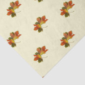 Papier Mousseline Feuilles d'automne dorées (Détail)