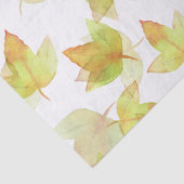 Papier Mousseline Feuilles d'automne en chute, couleurs de l'automne (Détail)