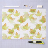 Papier Mousseline Feuilles d'automne en chute, couleurs de l'automne (Artisanat)