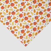 Papier Mousseline Feuilles d'automne et citrouilles (Détail)